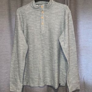 Even Tide-Solano French Terry Button Mockneck (Men’s L) (Never Worn)